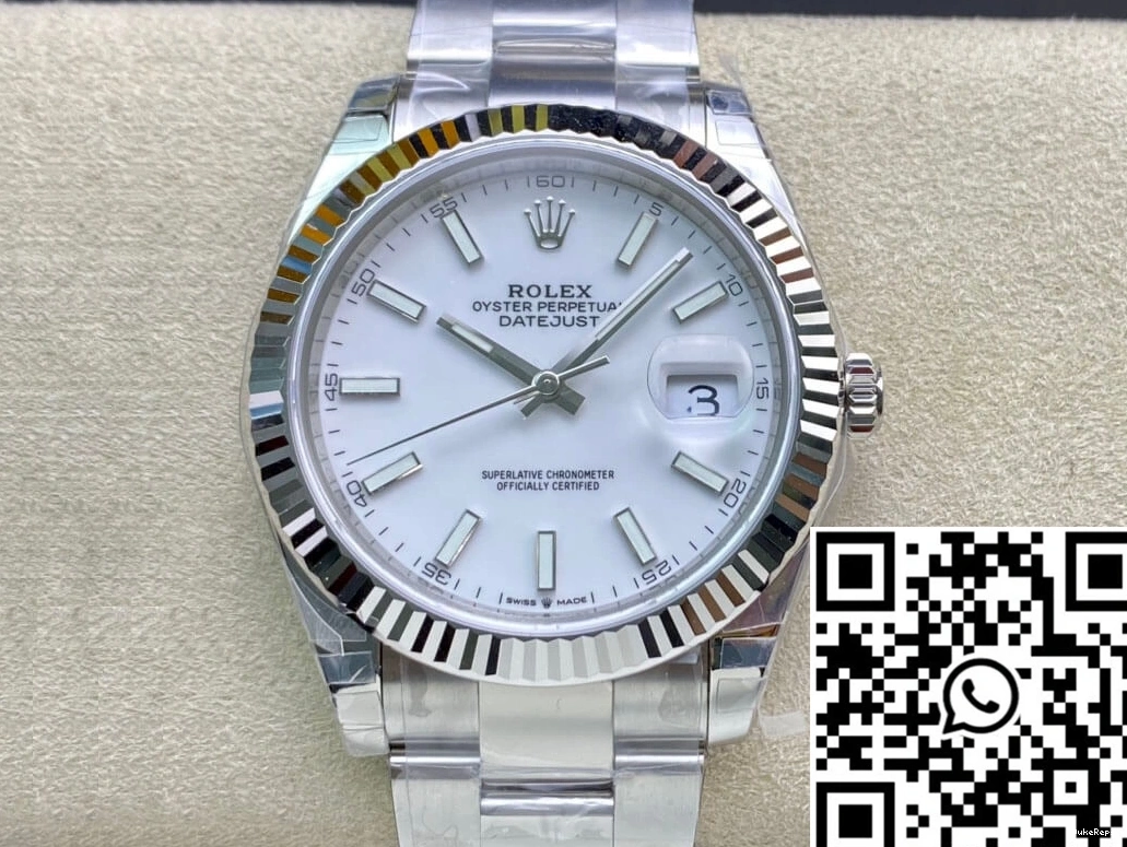 White VS Datejust Factory Rolex M126334-0009 Dial 0512